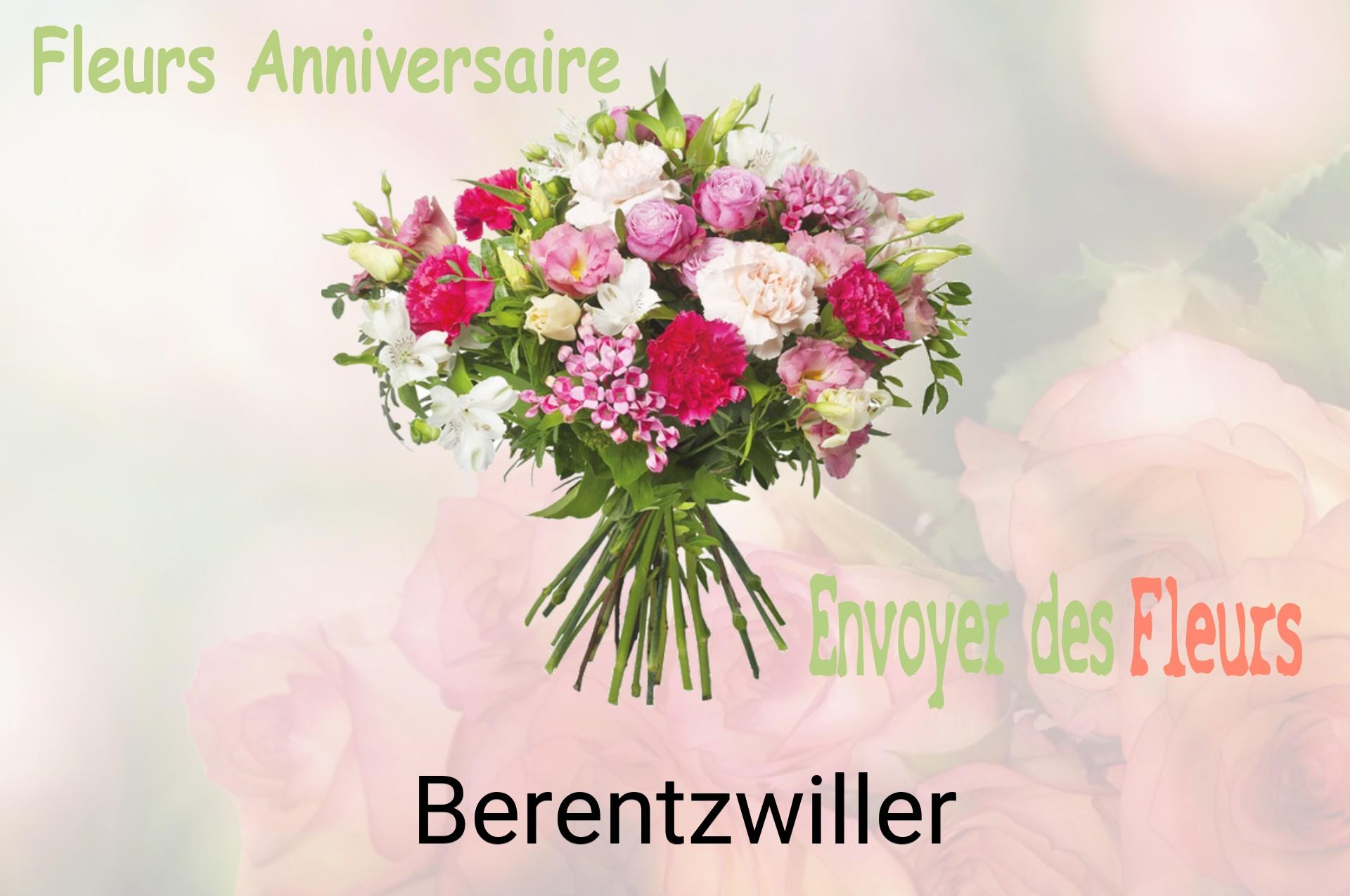 Bouquet de fleurs d’anniversaire livré à Berentzwiller