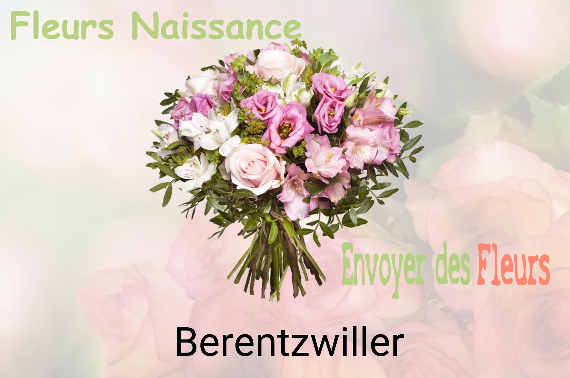 Bouquet de fleurs de naissance livré à Berentzwiller